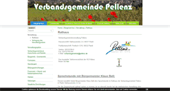 Desktop Screenshot of pellenz.de